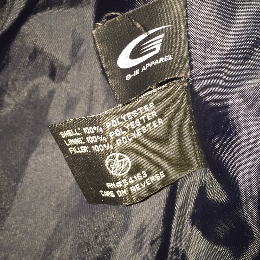 Sean John black puffer jacket size small with belt - Picture 7 of 8